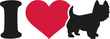 I love my West Highland Terrier icon